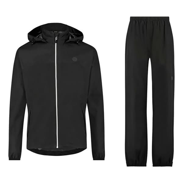 Agu Go Rain Essential Jacka- Och Byxset Svart L Man
