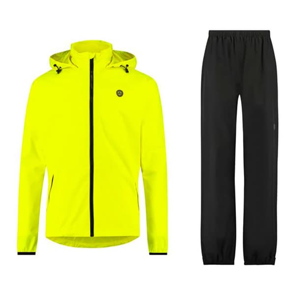 Agu Go Rain Essential Jacka- Och Byxset Gul XL Man