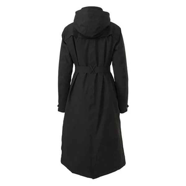 Agu Long Winter Trench Coat Jakke Sort XS Kvinde