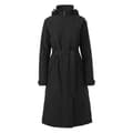 Miniatyrbillede 1 af 5: Agu Long Winter Trench Coat Jakke Sort XS Kvinde