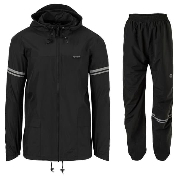 Agu Original Rain Essential Jakke Sort M Mand