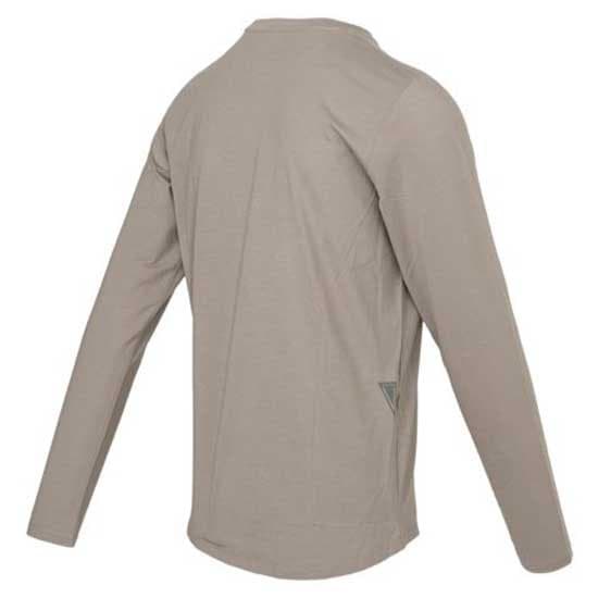 Agu Casual Performer Venture T-shirt Med Lange ærmer Beige M Mand