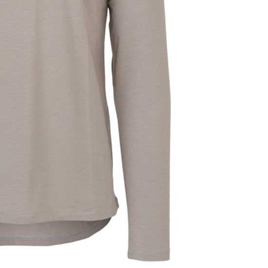 Agu Casual Performer Venture T-shirt Med Lange ærmer Beige M Mand
