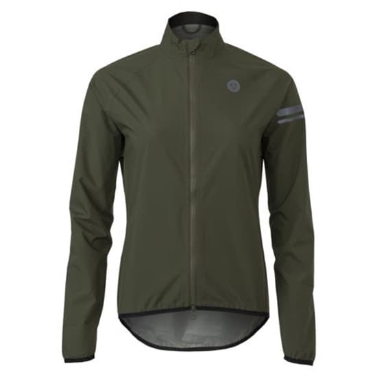 Agu Rain Essential Jakke Grøn L Kvinde