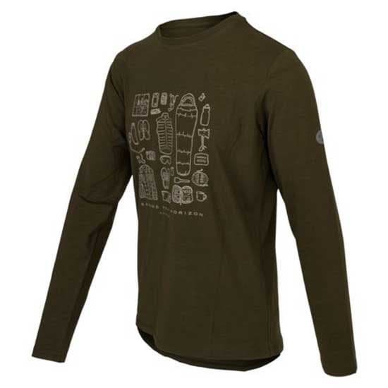 Agu Casual Performer Venture T-shirt Med Lange ærmer Grøn XL Mand