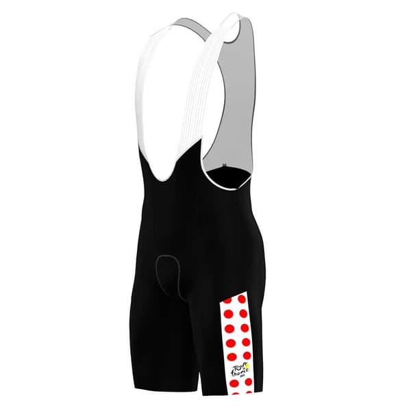 Santini Tour De France Fan Line Gpm Leader Cykelshorts Sort 2XL Mand