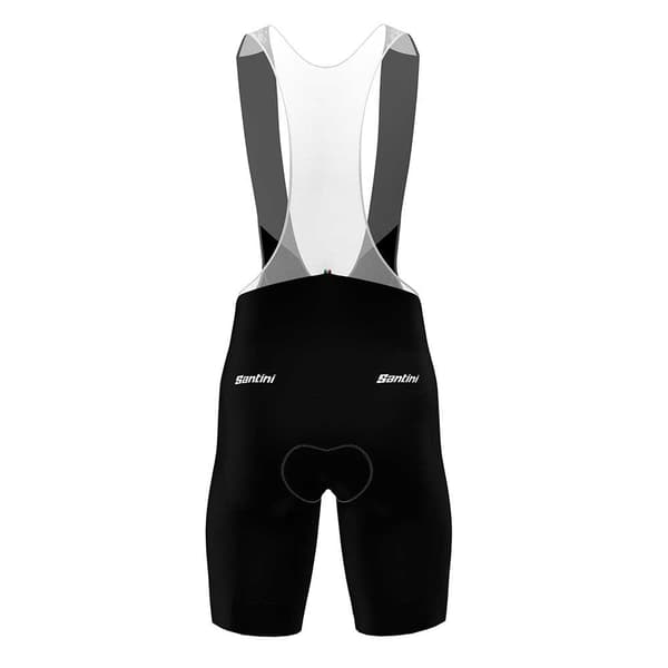 Santini Tour De France Fan Line Gpm Leader Cykelshorts Sort 2XL Mand