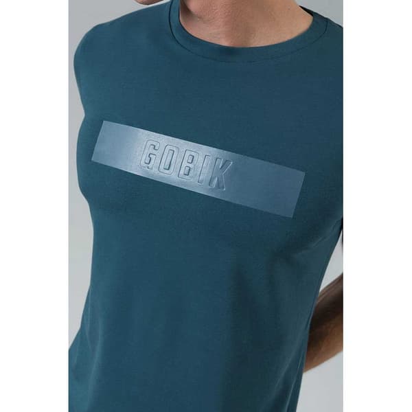Gobik Rest T-shirt Med Korte ærmer Blå M Mand