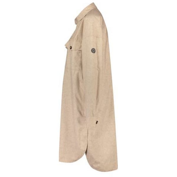 Agu Oversized Rain Skjorte Med Lange ærmer Grå 2XL Kvinde