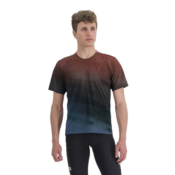 Sportful Flow Giara T-shirt Med Korta ärmar Röd,Blå 2XL Man