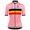 Pikkukuva 1 / 5: Bioracer Icon Official Belgian Cycling Lyhythihainen Pyöräilypaita Pinkki L Nainen