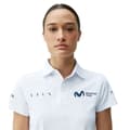 Miniatyrbillede 3 af 5: Born Living Yoga Movistar Kortærmet Polo Hvid L Kvinde