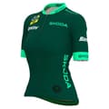 Miniatyrbillede 3 af 3: Santini Tour De France Femme Avec Zwift Best Sprinter Leader Kortærmet Trøje Grøn M Kvinde
