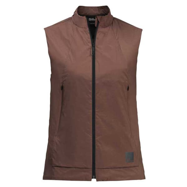 Jack Wolfskin Commute Ins Vest Brun S Kvinde