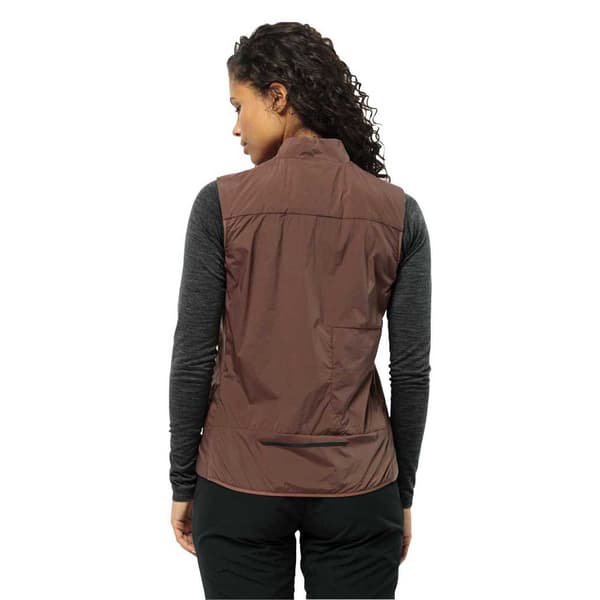 Jack Wolfskin Commute Ins Vest Brun S Kvinde