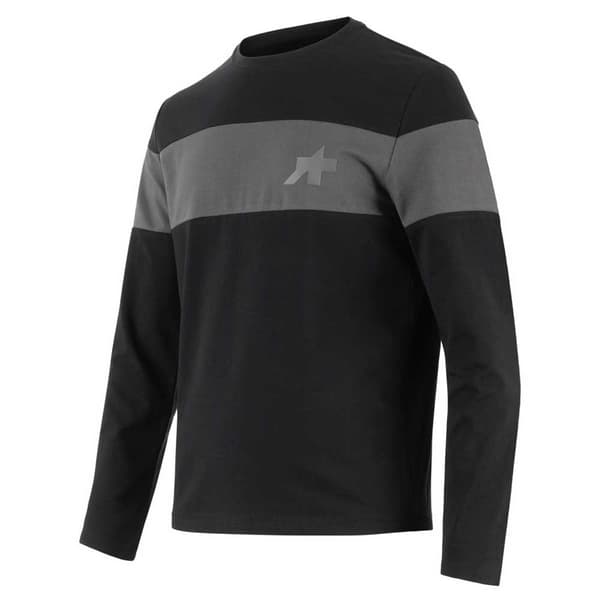 Assos Signature Evo T-shirt Med Lång ärm Svart S Man