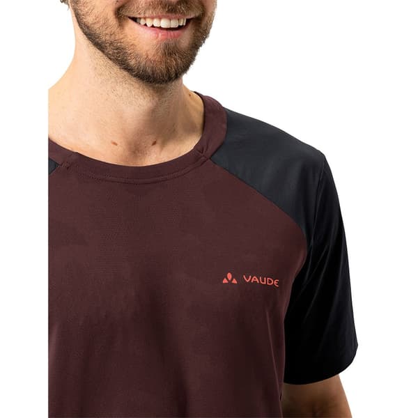 Vaude Bike Moab Pro T-shirt Med Korte ærmer Rød S Mand