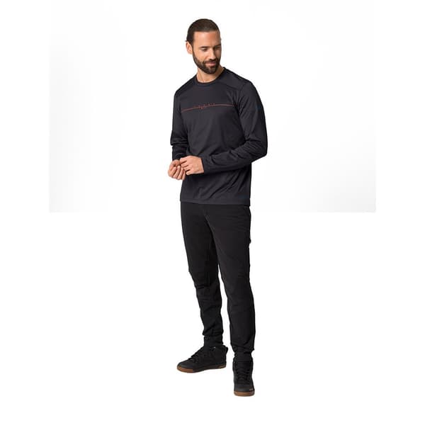 Vaude Bike Qimsa T-shirt Med Lange ærmer Sort L Mand