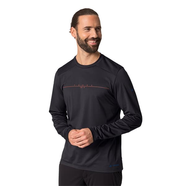 Vaude Bike Qimsa T-shirt Med Lange ærmer Sort L Mand