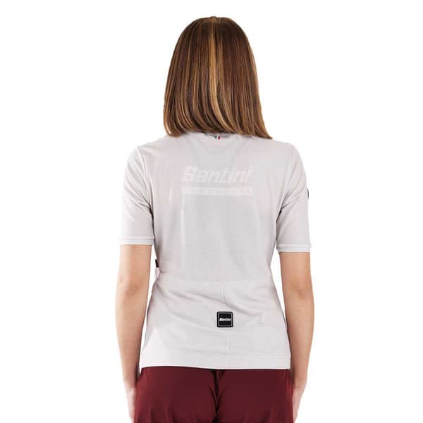 Santini Stone Slim Fit Tech T-shirt Beige M Kvinna