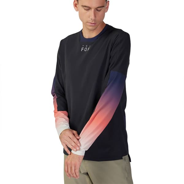 Fox Racing Defend Thermal Lunar Pitkähihainen T-paita Musta XL Mies
