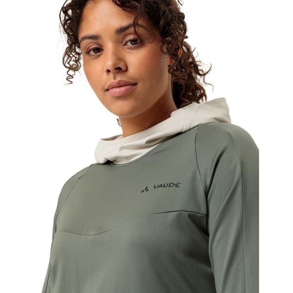 Vaude Bike Qimsa Ii T-shirt Med Lång ärm Grönt 38 Kvinna