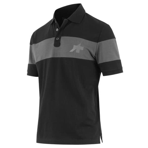 Assos Signature Evo Kortärmad Polotröja Svart M Man