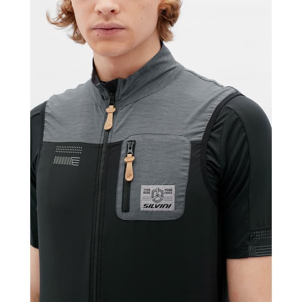 Silvini Cairo Väst Svart 2XL Man