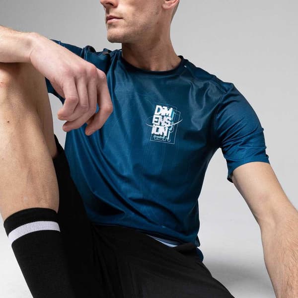 Gobik Tech T-shirt Med Korte ærmer Blå S Mand