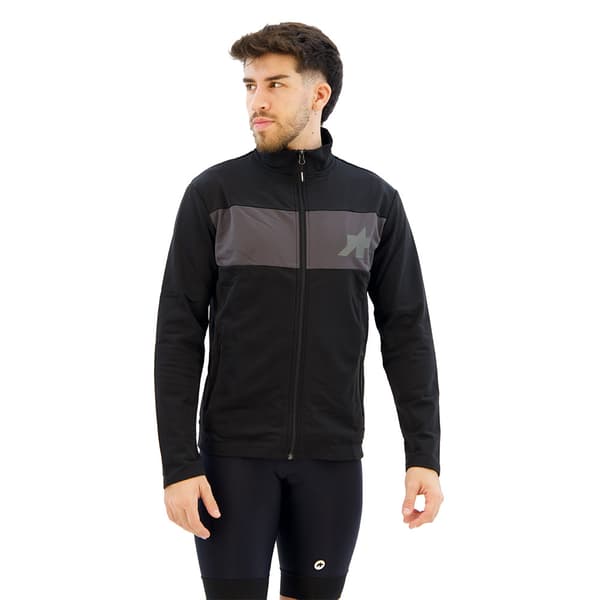 Assos Signature Evo Jakke Sort TIR Mand