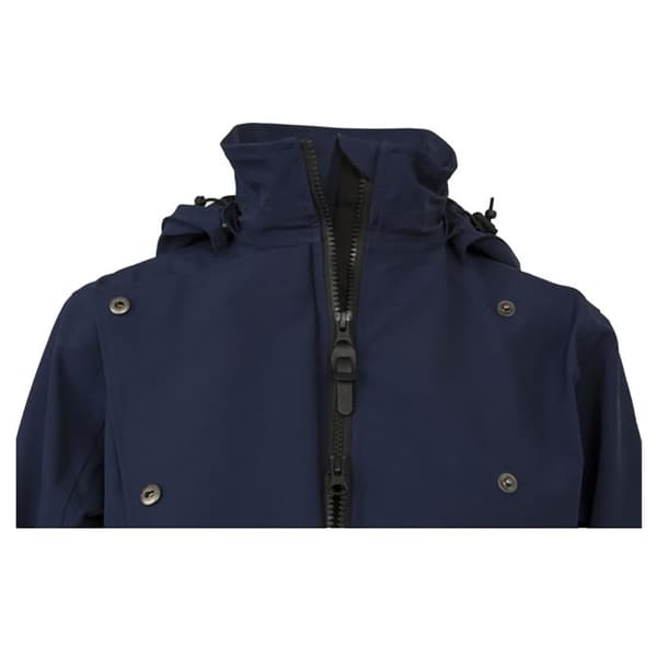 Agu Long Urban Trench Coat Jakke Blå S Kvinde