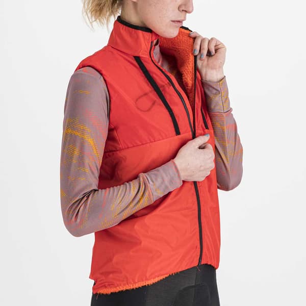 Sportful Giara Layer Vest Orange M Kvinde