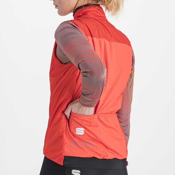 Sportful Giara Layer Vest Orange M Kvinde