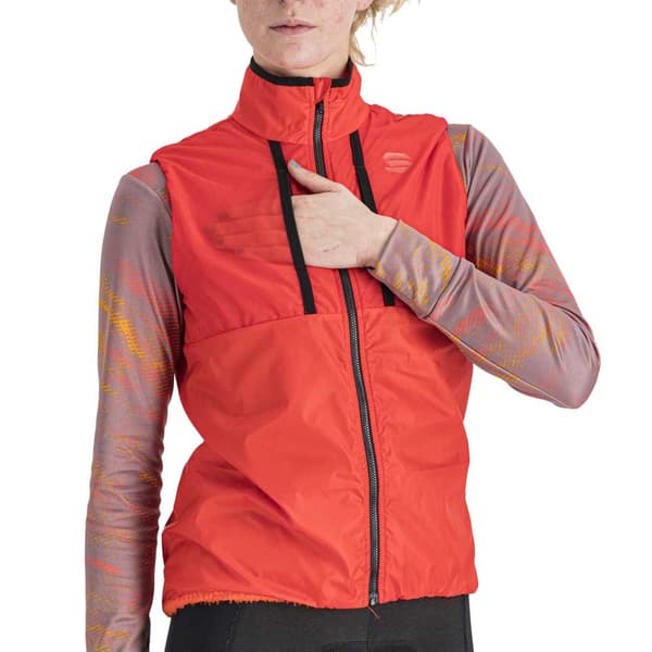 Sportful Giara Layer Vest Orange M Kvinde