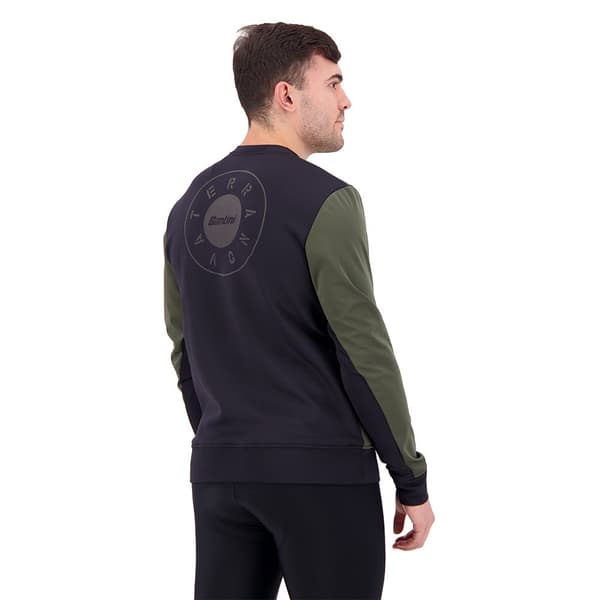 Santini Wind Block Huppari Vihreä XL Mies
