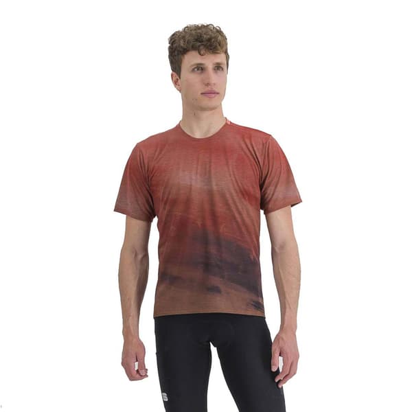 Sportful Flow Giara T-shirt Med Korte ærmer Rød 2XL Mand