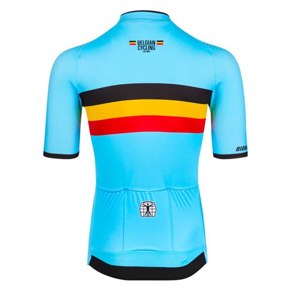 Bioracer Belgium Icon Classic Kortærmet Trøje Flerfarvet SL Mand