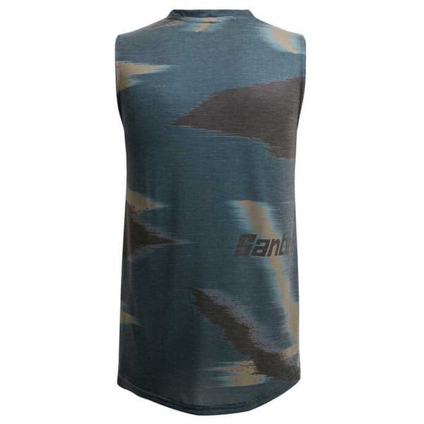 Santini Watt Indoor Tech T-shirt Med Korte ærmer Grøn S Mand