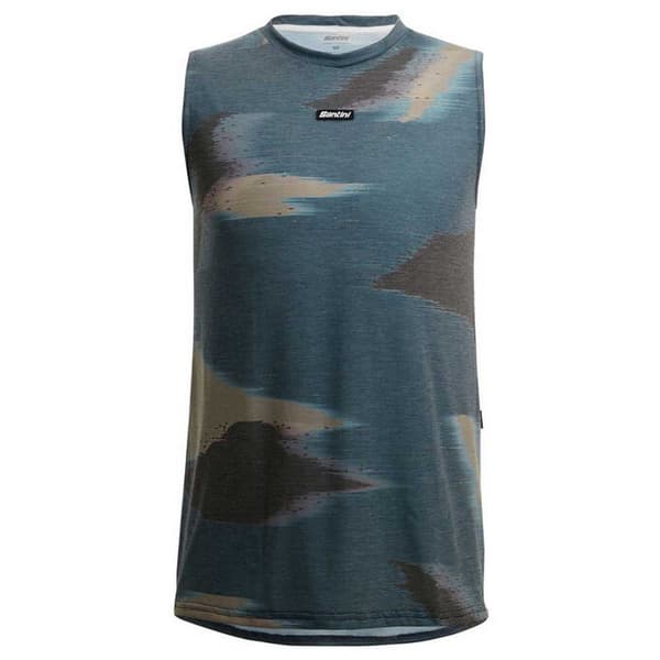 Santini Watt Indoor Tech T-shirt Med Korte ærmer Grøn S Mand