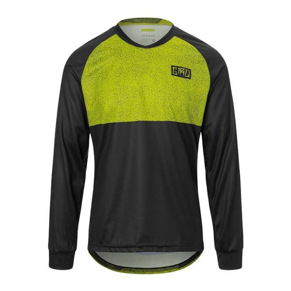 Giro Ls Roust Ano T-shirt Grönt,Svart M Man