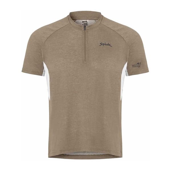 Spiuk All Terrain Gravel T-shirt Med Korte ærmer Beige L Mand