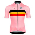 Pikkukuva 1 / 3: Bioracer Icon Official Belgian Cycling Lyhythihainen Pyöräilypaita Pinkki 122-134
