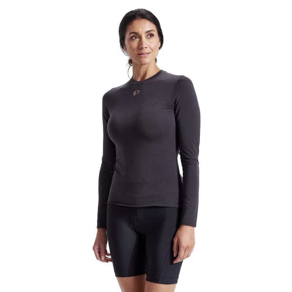Pearl Izumi Transfer Wool T-shirt Med Lång ärm Grå M Kvinna