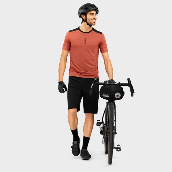 Siroko Tushar Gravel Lyhythihainen T-paita Oranssi 2XL Mies