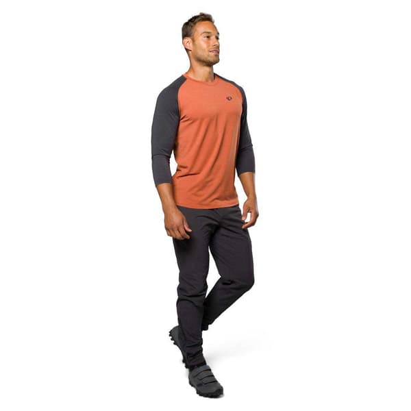 Pearl Izumi Canyon Merino 3/4 ærmet T-shirt Orange M Mand