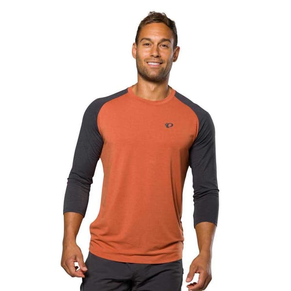 Pearl Izumi Canyon Merino 3/4 ærmet T-shirt Orange M Mand