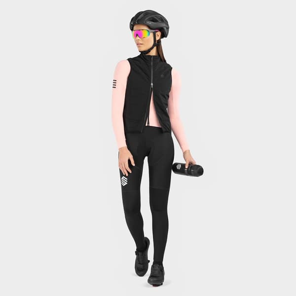 Siroko Srx Ultra Warm Vest Sort L Kvinde