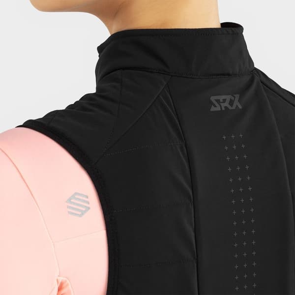Siroko Srx Ultra Warm Vest Sort L Kvinde