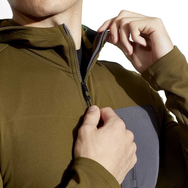 Pearl Izumi Summit Thermal Sweatshirt Med Dragkedja Grönt 2XL Man