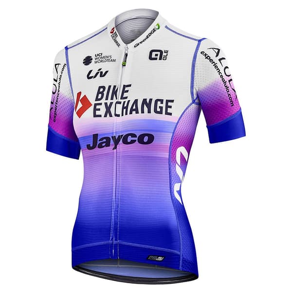 Liv Team Bikeexchange Jayco Korta ärmar Cykeltröja Lila XL Kvinna